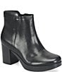 Sofft Kendall Leather Platform Booties - Image 1