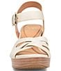 Color:Tapioca - Image 5 - Lacie Woven Leather Block Heel Sandals