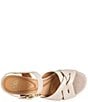 Color:Tapioca - Image 6 - Lacie Woven Leather Block Heel Sandals