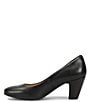 Color:Black - Image 4 - Lana Rounded Toe Leather Pumps