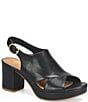 Sofft Liv Leather Block Platform Heels - Image 1