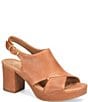 Sofft Liv Leather Block Platform Heels - Image 1