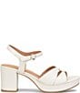 Sofft Lucille Leather Ankle Wrap Platform Sandals - Image 2