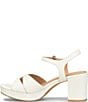 Sofft Lucille Leather Ankle Wrap Platform Sandals - Image 6