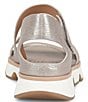 Color:Anthracite - Image 3 - Mandi Asymmetrical Leather Sporty Sandals