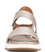 Color:Anthracite - Image 5 - Mandi Asymmetrical Leather Sporty Sandals