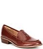 Color:Brown - Image 1 - Napoli Leather Loafers