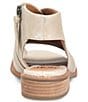 Color:Tapioca Grey - Image 3 - Natalia Perforated Leather Sandals