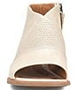 Color:Tapioca Grey - Image 5 - Natalia Perforated Leather Sandals