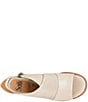 Color:Tapioca Grey - Image 6 - Natalia Perforated Leather Sandals