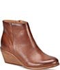 Sofft Nina Leather Sculpted Wedge Booties - Image 1