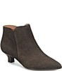Sofft Sawyer Waterproof Suede Kitten Heel Dress Shooties - Image 1