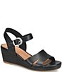 Sofft Vanessa Leather Cork Wedge Sandals - Image 1