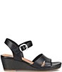 Sofft Vanessa Leather Cork Wedge Sandals - Image 4