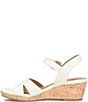 Sofft Vanessa Leather Cork Wedge Sandals - Image 4