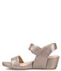 Color:Taupe - Image 4 - Vaya Leather Wedge Sandals