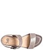 Color:Taupe - Image 6 - Vaya Leather Wedge Sandals