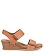 Sofft Verdi II Adjustable Leather Wedge Sandals - Image 4