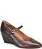 Sofft Wisteria Leather Mary Jane Wedge Pumps - Image 1