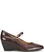 Sofft Wisteria Leather Mary Jane Wedge Pumps - Image 3