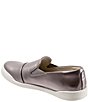 Color:Pewter - Image 3 - Alexandria Leather Slip-On Sneakers