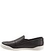 Color:Black - Image 4 - Alexandria Leather Slip-On Sneakers