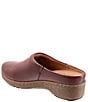 Color:Dark Cherry - Image 3 - Arvada Leather Clogs