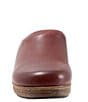 Color:Dark Cherry - Image 5 - Arvada Leather Clogs