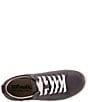 Color:Grey - Image 6 - Athens Leather Lace-Up Sneakers
