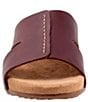 Color:Mahogany - Image 5 - Beverly Leather Slide Sandals