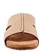 Color:Beige - Image 5 - Beverly Leather Slide Sandals