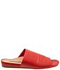 Color:Red - Image 2 - Camano Leather Slide Sandals