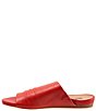 Color:Red - Image 4 - Camano Leather Slide Sandals