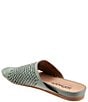 Color:Sage - Image 3 - Corsica II Perforated Leather Toe Ring Thong Sandals