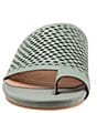 Color:Sage - Image 5 - Corsica II Perforated Leather Toe Ring Thong Sandals