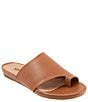 Color:Luggage - Image 1 - Corsica Leather Toe Loop Thong Sandals