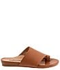 Color:Luggage - Image 2 - Corsica Leather Toe Loop Thong Sandals