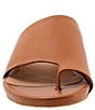 Color:Luggage - Image 5 - Corsica Leather Toe Loop Thong Sandals