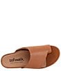 Color:Luggage - Image 6 - Corsica Leather Toe Loop Thong Sandals