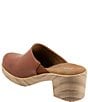 Color:Luggage - Image 3 - Felida Leather Platform Clogs