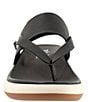 Color:Black - Image 5 - Joliet Leather Thong Sling Sandals
