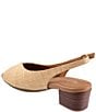SoftWalk Lakewood Raffia Slingback Block Heel Sandals - Image 3