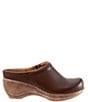 Color:Dark Brown - Image 2 - Madison Leather Clogs