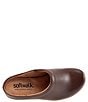 Color:Dark Brown - Image 6 - Madison Leather Clogs