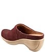 Color:Rust Embossed - Image 3 - Madison Leather Clogs