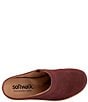 Color:Rust Embossed - Image 6 - Madison Leather Clogs