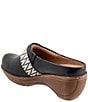 SoftWalk Marion Leather Chevron Detail Clogs - Image 6