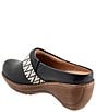 SoftWalk Marion Leather Chevron Detail Clogs - Image 4