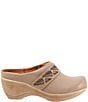 Color:Taupe - Image 2 - Melita Leather Clogs