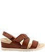 SoftWalk Novi Leather Banded Wedge Sandals - Image 2